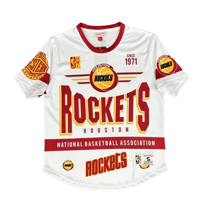 Camisa NBA Houston Rockets Mitchell & Ness Hardwood Classics Vintage - imagem 14