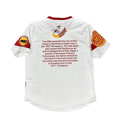 Camisa NBA Houston Rockets Mitchell & Ness Hardwood Classics Vintage - imagem 15
