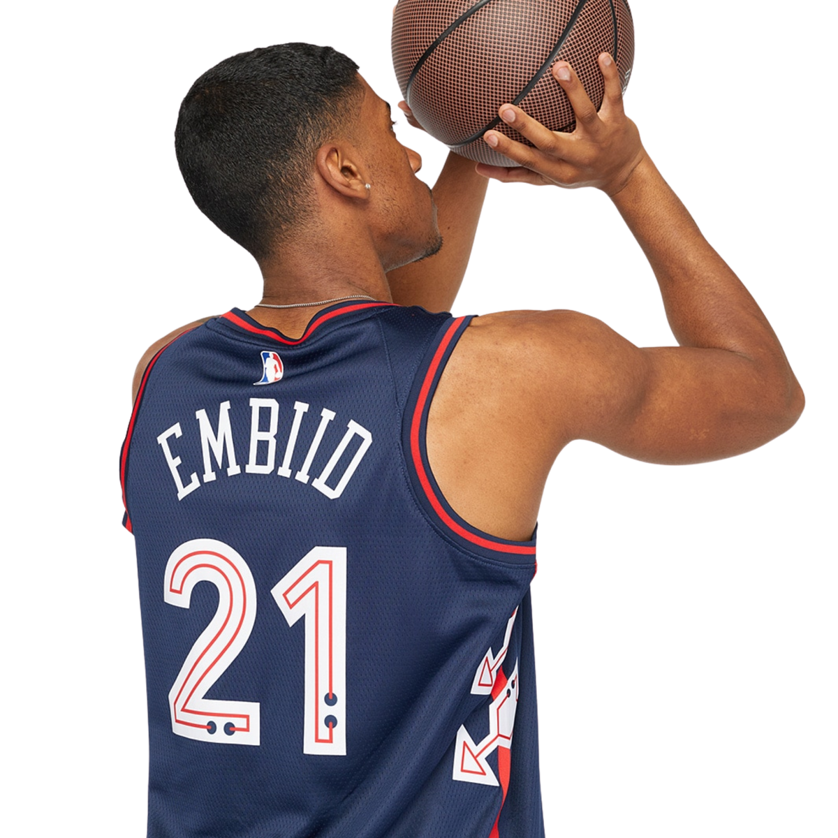 Camisa Regata Nike NBA Philadelphia 76ers City Edition 2023/24 - imagem 6