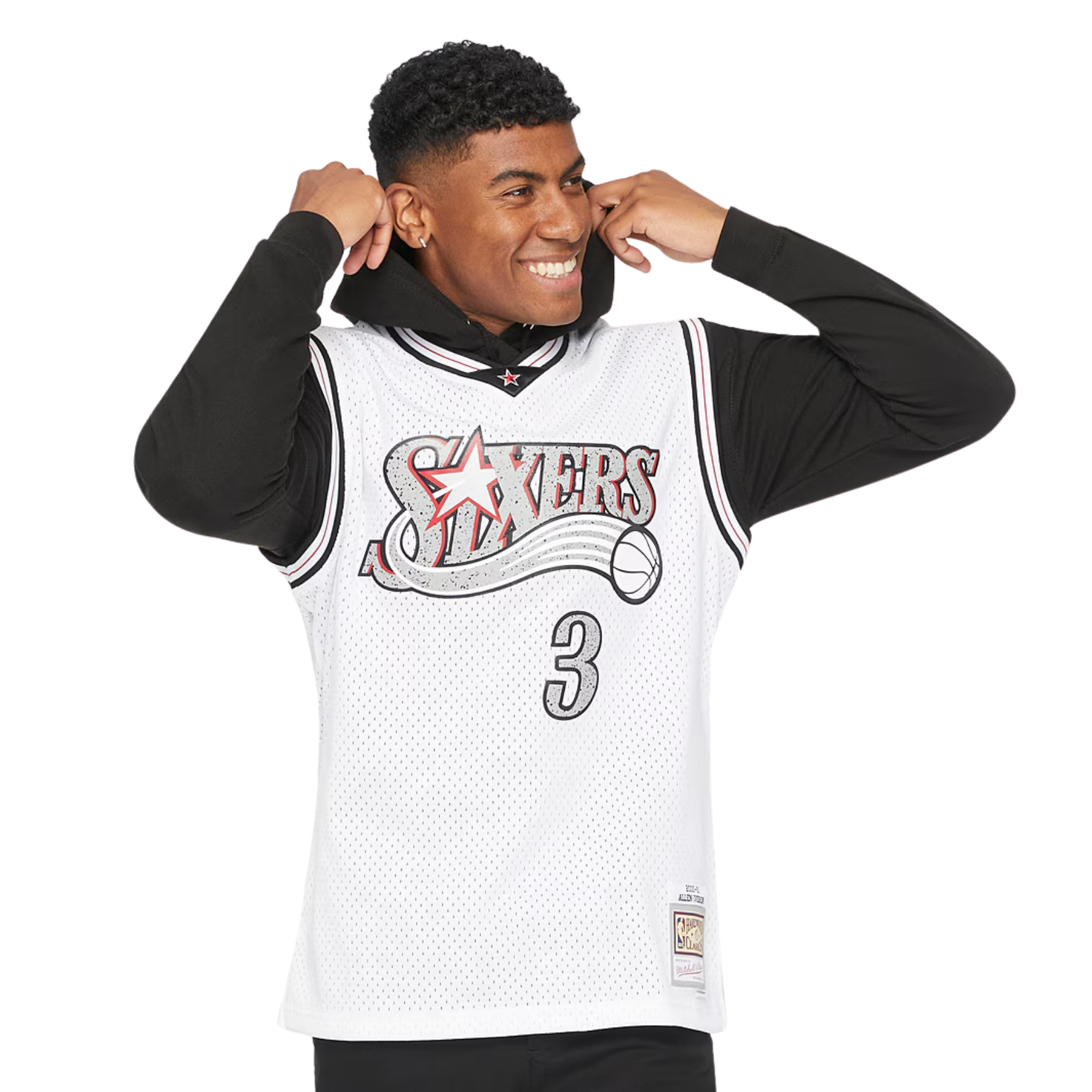 Camisa Regata NBA Philadelphia 76ers Mitchell & Ness 2000/01 - imagem 1
