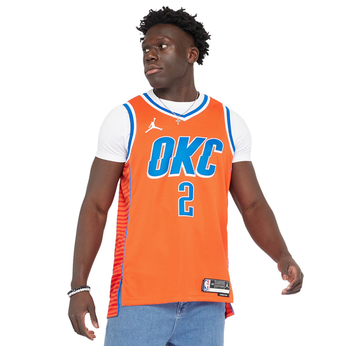 Camisa Regata Jordan NBA Oklahoma City Thunder Statement Edition 2022/23 - imagem 1