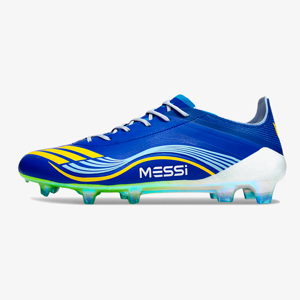 Chuteira Adidas f50 Elite FG - Azul - vista frontal