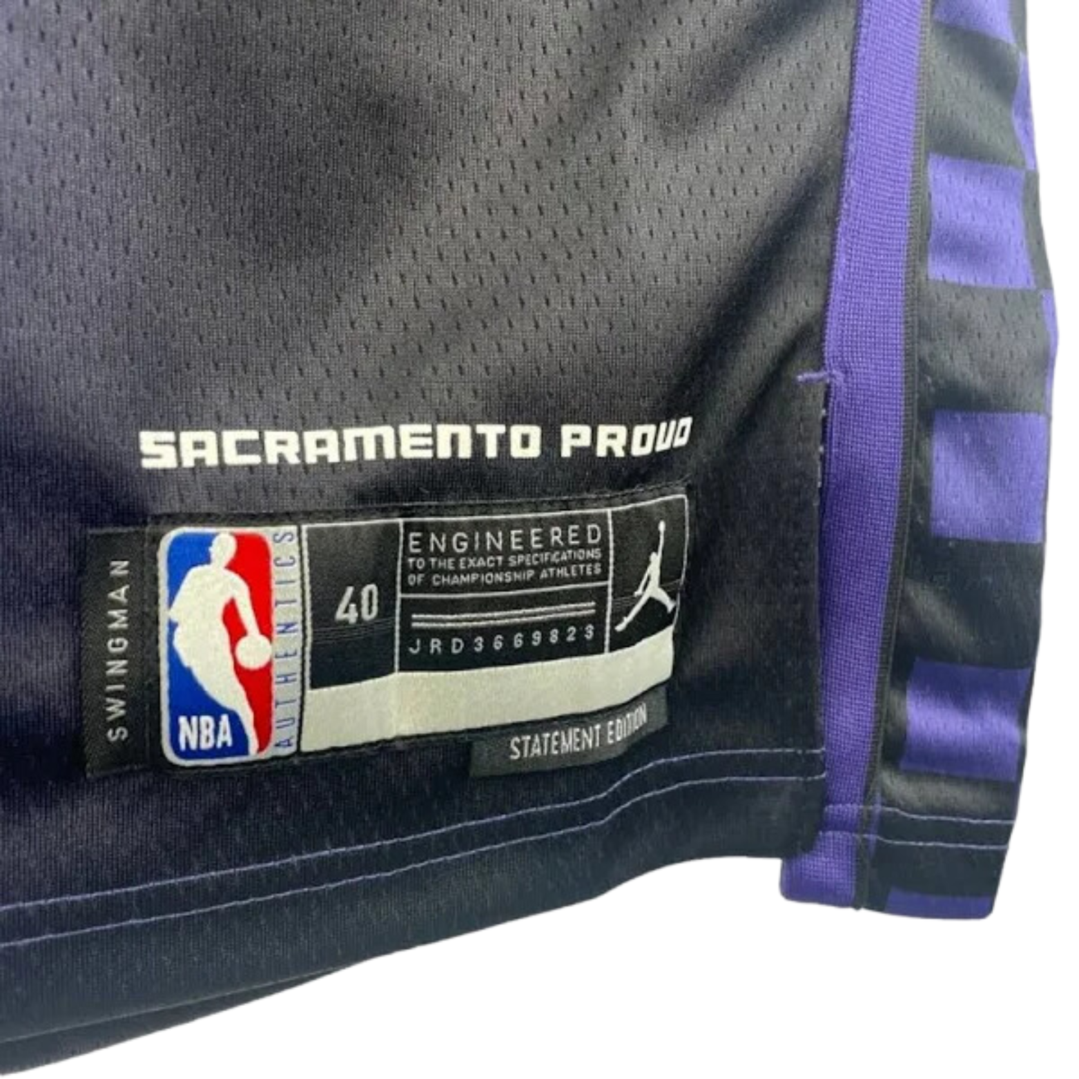 Camisa Regata Jordan NBA Sacramento Kings Statement Edition 2023/24 - imagem 7