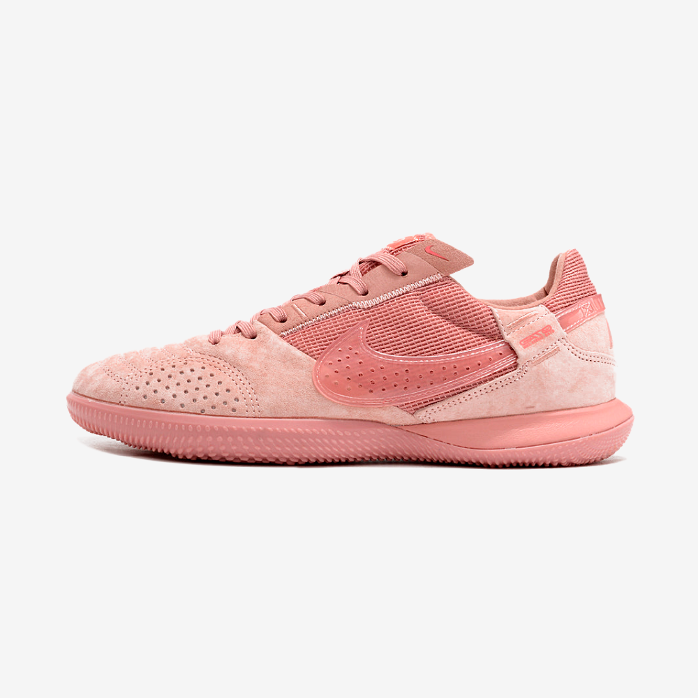 Tênis Futsal Nike Street Gato IC - Rosa - vista frontal