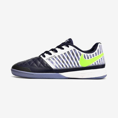 Tênis Futsal Nike Lunar Gato IC - Azul, Branca e Verde - vista frontal