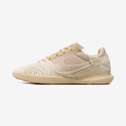 Tênis Futsal Nike Street Gato IC - Creme - vista frontal