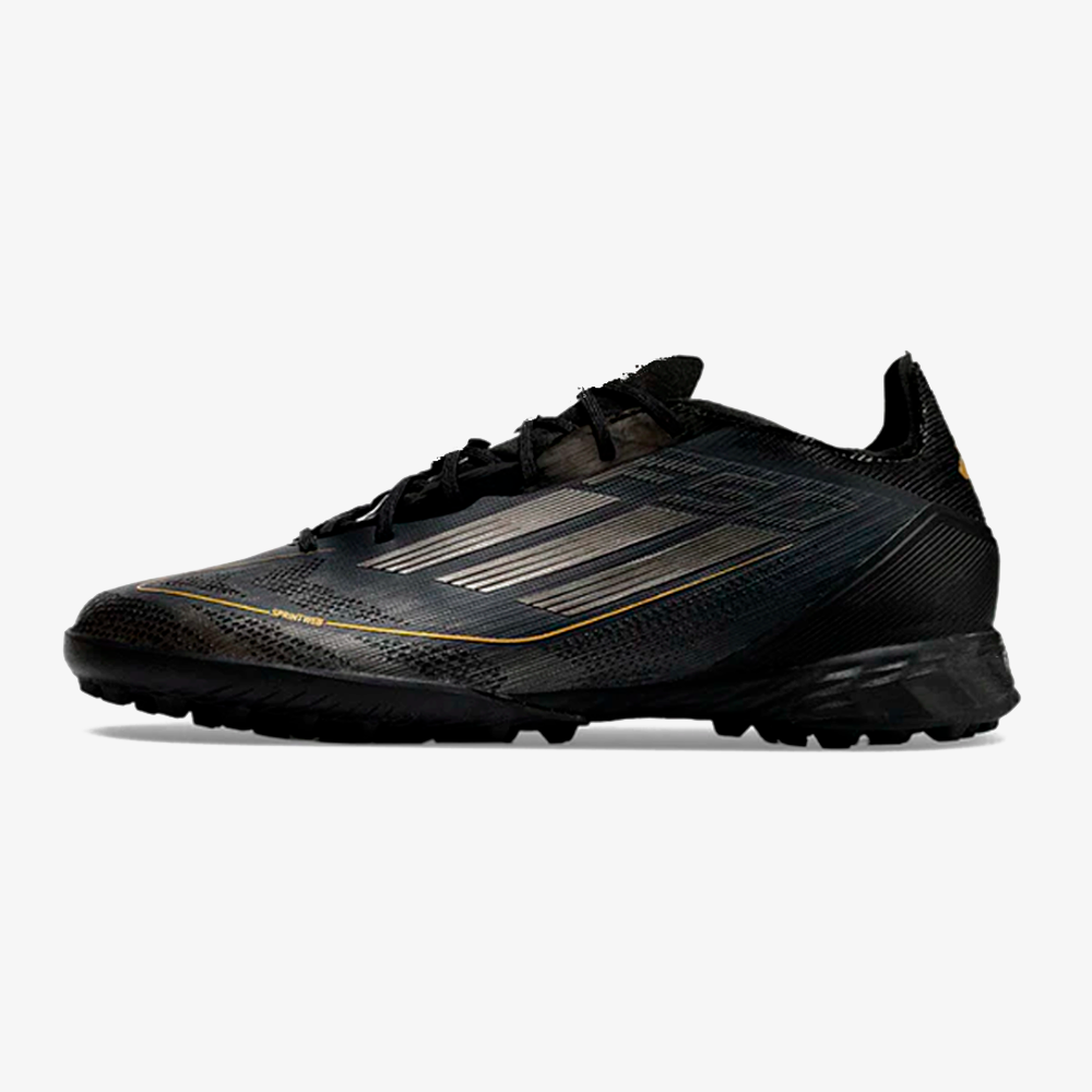 Chuteira Society Adidas F50.1 TF - Preta - vista frontal