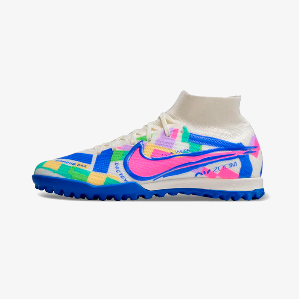 Chuteira Society Nike Mercurial Superfly Air Zoom 9 TF - vista frontal