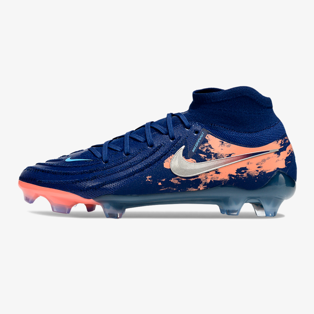 Nike Phantom Luna Elite FG - Azul e Rosa - vista frontal