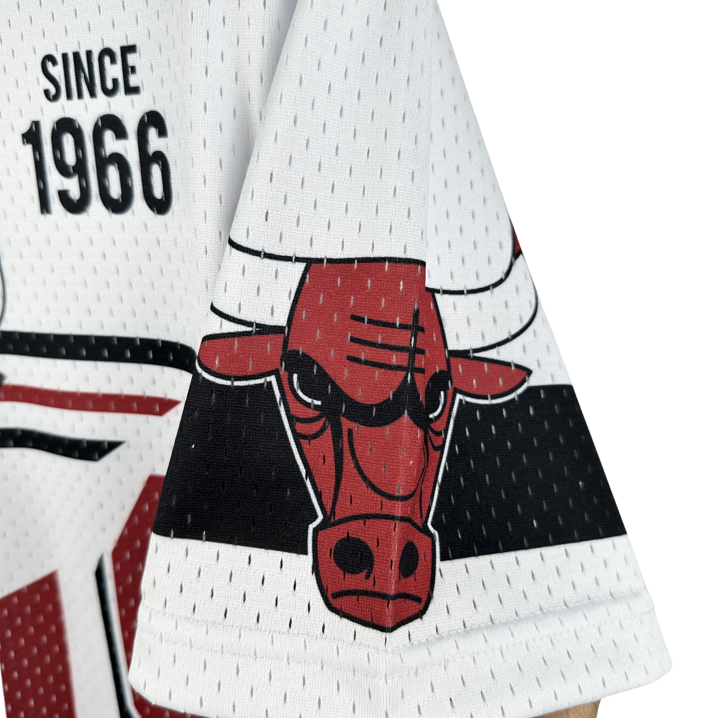 Camisa NBA Chicago Bulls Mitchell & Ness Hardwood Classics Vintage - imagem 9