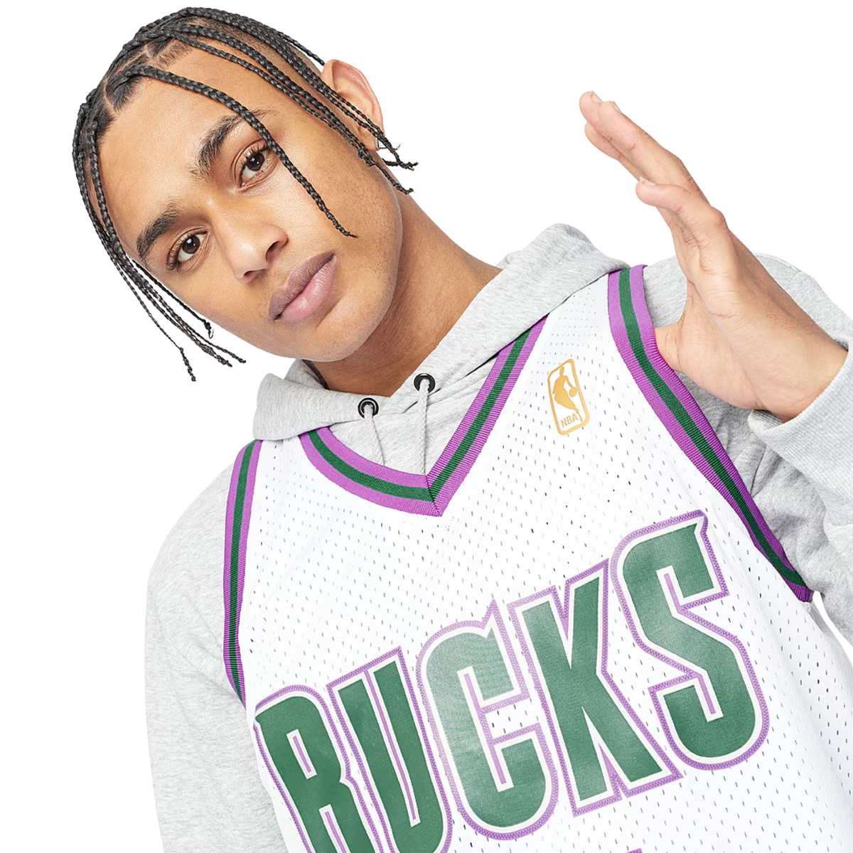 Camisa Regata NBA Milwaukee Bucks Mitchell & Ness 1996/97 - imagem 6