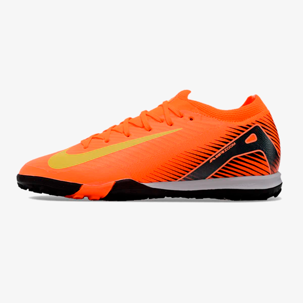 Chuteira Society Nike Air Zoom Mercurial Vapor 16 Elite TF - Laranja - vista frontal