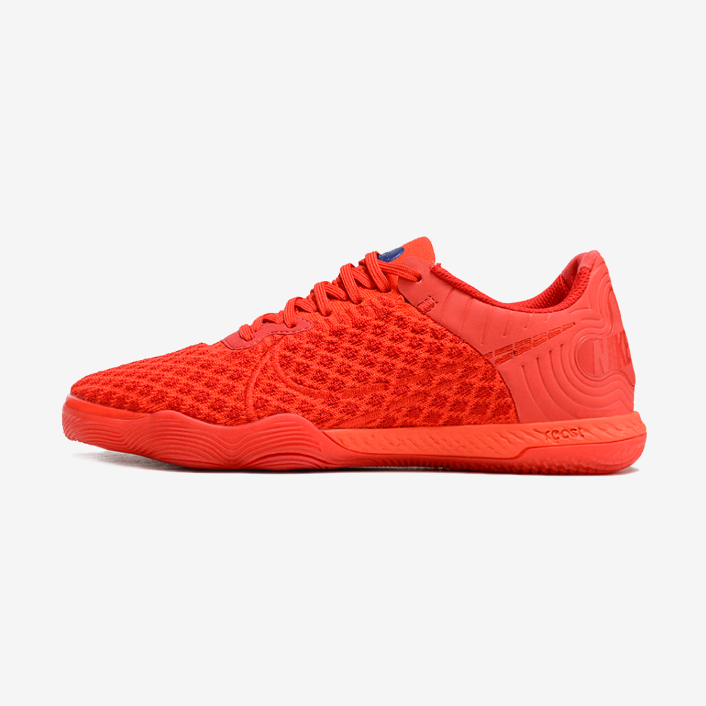 Tênis Futsal Nike React Gato IC - Laranja - vista frontal