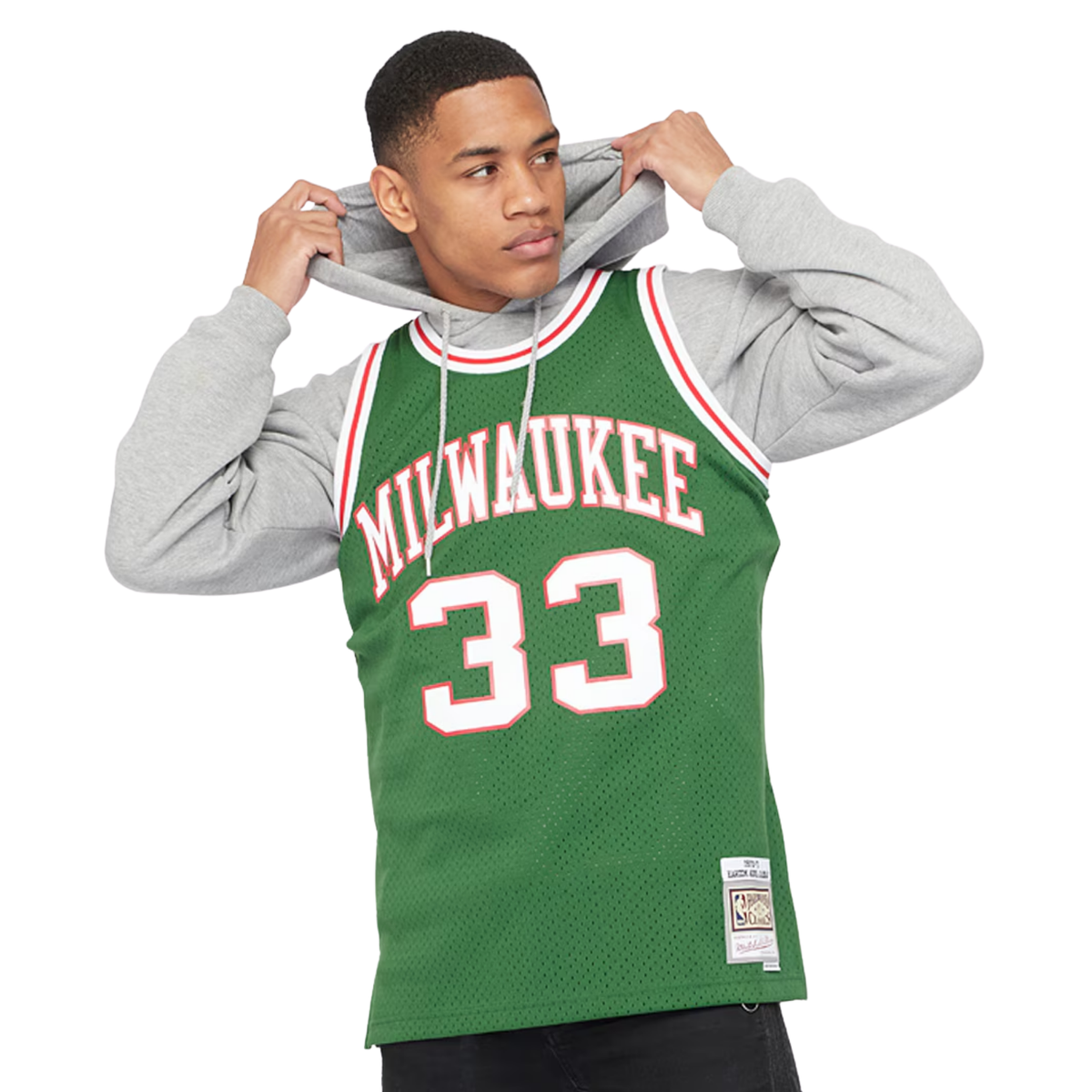 Camisa Regata NBA Milwaukee Bucks Mitchell & Ness 1970/71 - imagem 1