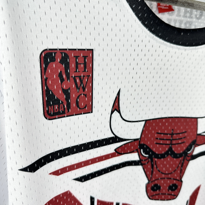 Camisa NBA Chicago Bulls Mitchell & Ness Hardwood Classics Vintage - imagem 11