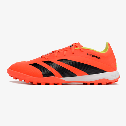 Chuteira Society Adidas Predator Elite 24 TF - Laranja e Preta - vista frontal