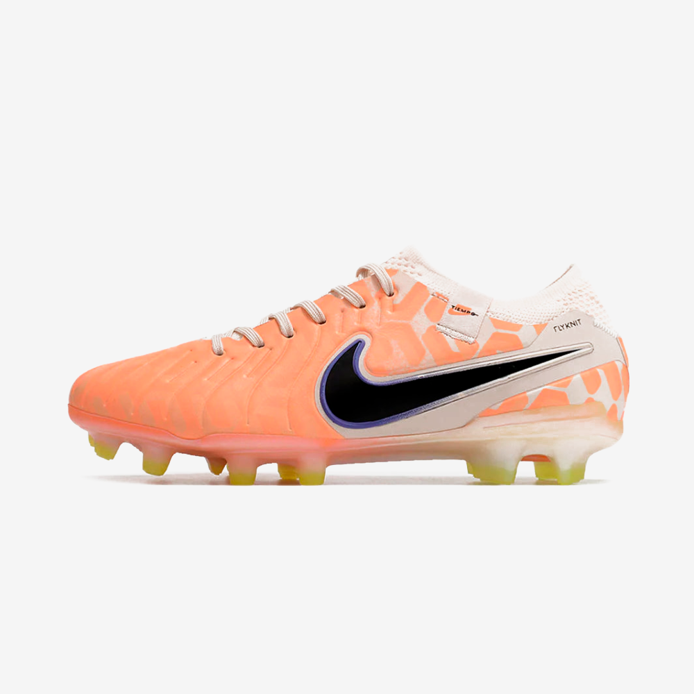 Chuteira Nike Tiempo Legend 10 FG - Bege - vista frontal