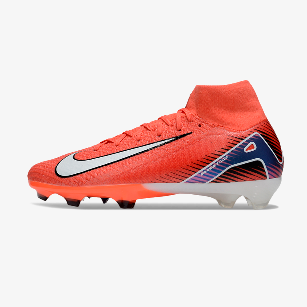 Chuteira Nike Air Zoom Mercurial Superfly 10 Elite FG - Laranja - vista frontal