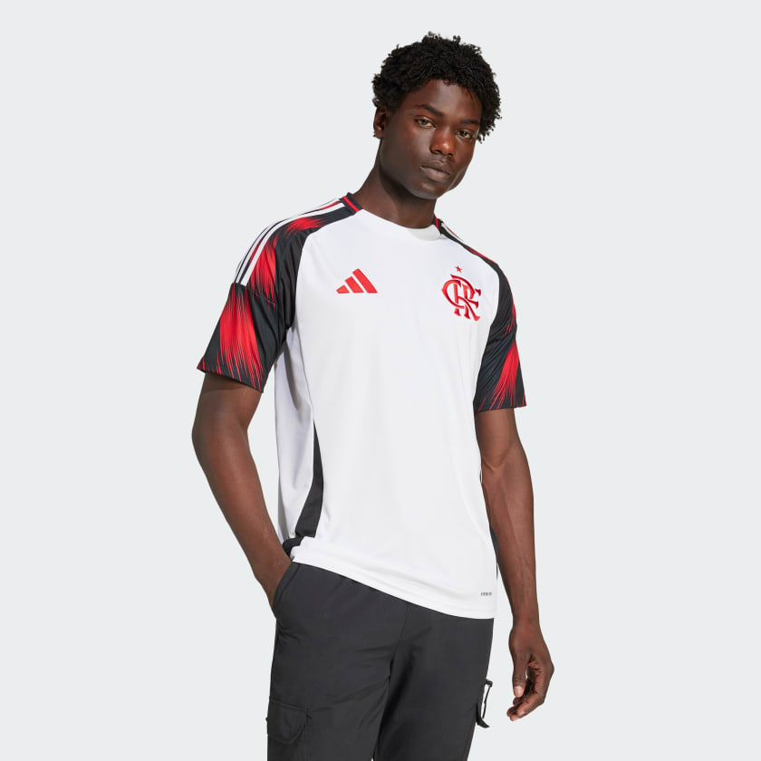 Camisa Adidas Flamengo 2025/26 II LÉO PEREIRA N° 4 — imagem 7