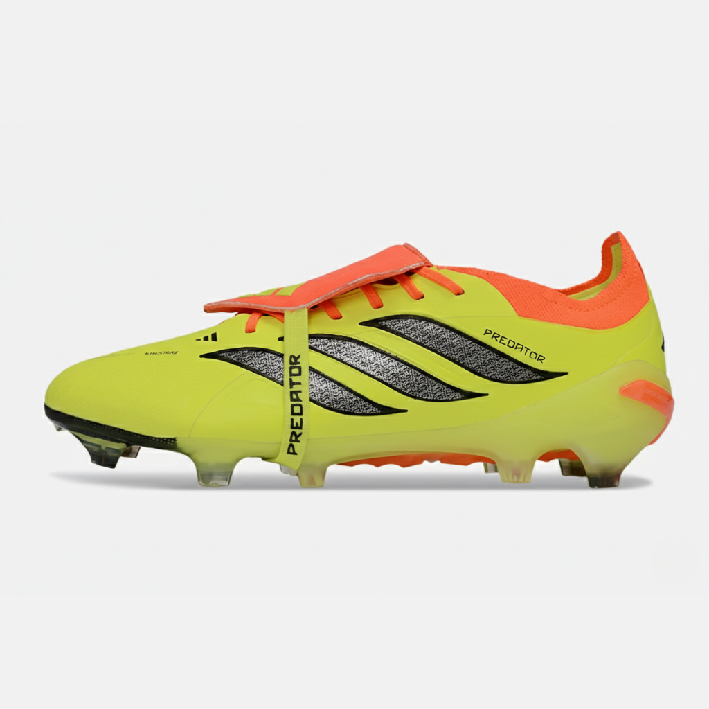 Chuteira Adidas Predator Elite FT 26 FG - Verde e Laranja - vista frontal