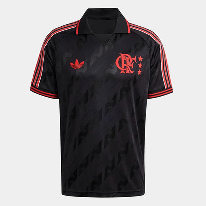 Camisa Flamengo Lifestyler 25/26 Adidas Masculina - Preto — imagem 4