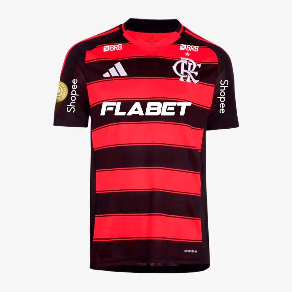 Camisa Adidas Flamengo 2025/26 I Com Patrocínios — imagem 2