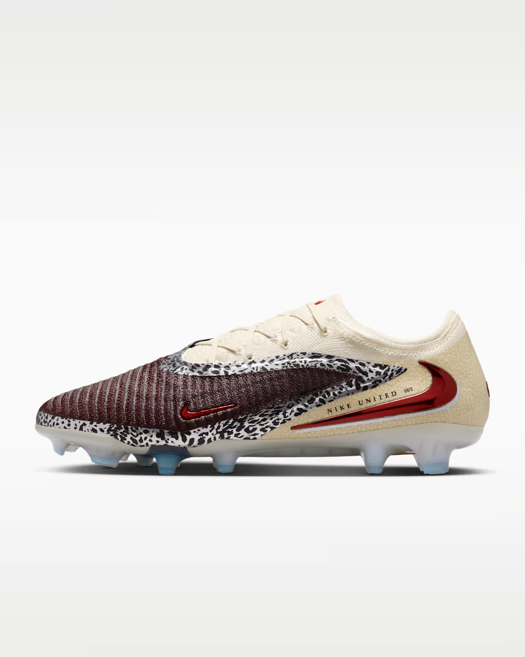 Chuteira Nike Phantom 6 United Elite FG - Vermelha - vista frontal