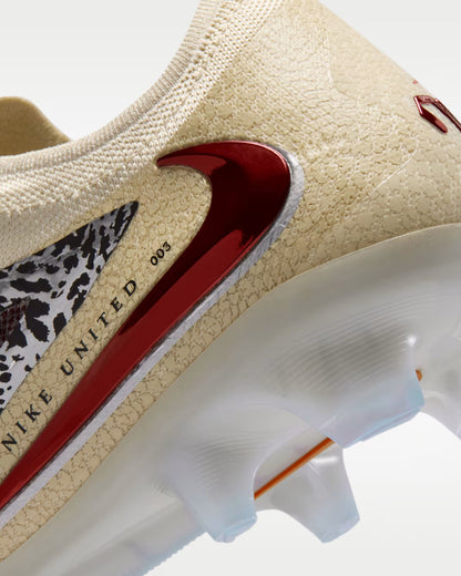 Chuteira Nike Phantom 6 United Elite FG - Vermelha - vista traseira