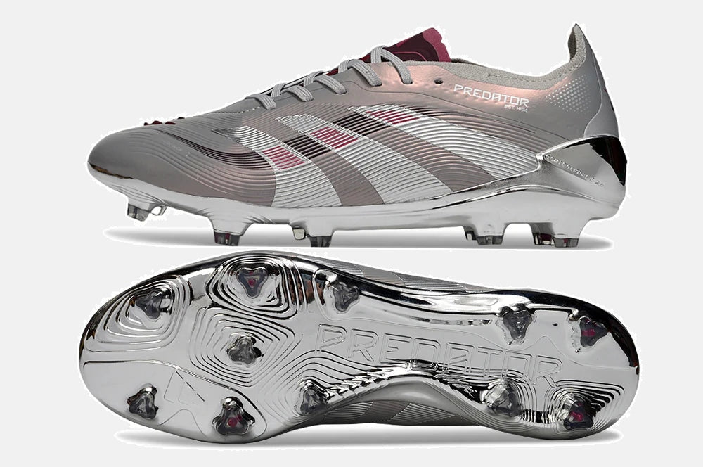 Adidas Predator Elite Bellingham FG - Prata - vista traseira