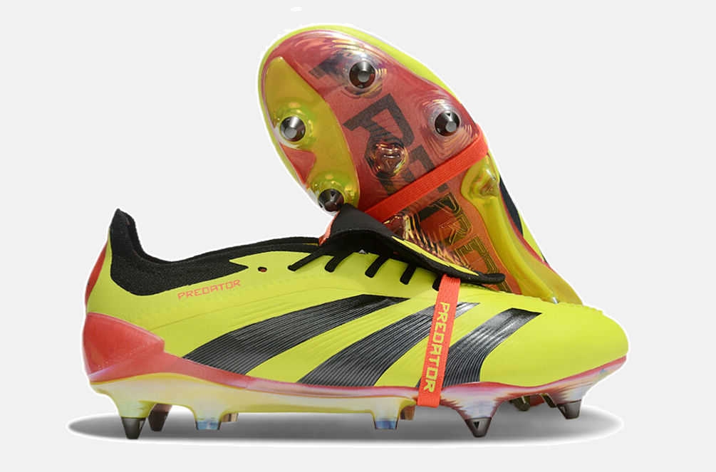 Adidas Predator Elite Fold-Over Tongue SG - Amarela, Preta e Laranja - imagem 8