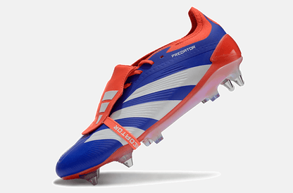 Adidas Predator Elite Fold-Over Tongue SG - Azul, Laranja e Branca - Tevo Sports SPORT*