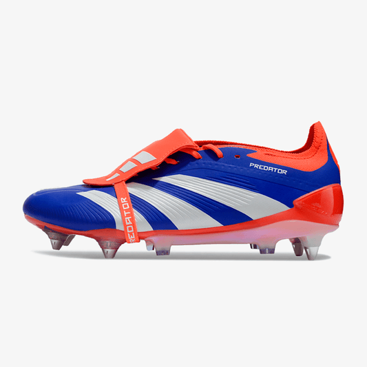 Adidas Predator Elite Fold-Over Tongue SG - Azul, Laranja e Branca - Tevo Sports SPORT*