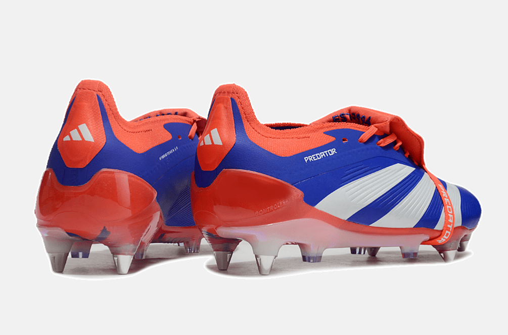 Adidas Predator Elite Fold-Over Tongue SG - Azul, Laranja e Branca - Tevo Sports SPORT*
