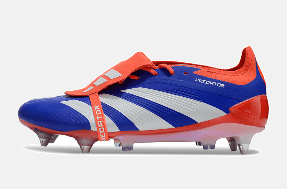 Adidas Predator Elite Fold-Over Tongue SG - Azul, Laranja e Branca - Tevo Sports SPORT*