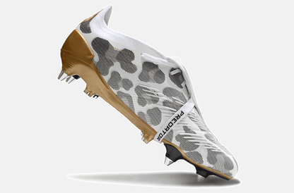 Adidas Predator Elite Fold-Over Tongue SG - Branca, Dourada e Preta - Tevo Sports SPORT*