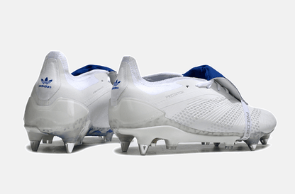 Adidas Predator Elite Fold-Over Tongue SG - Branca e Azul - Tevo Sports SPORT*