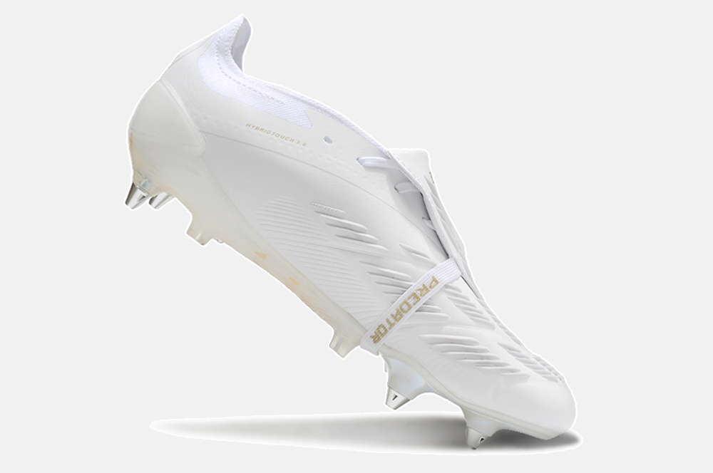 Adidas Predator Elite Fold-Over Tongue SG - Branca e Dourada - imagem 6