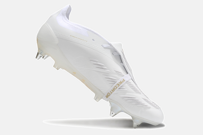 Adidas Predator Elite Fold-Over Tongue SG - Branca e Dourada - imagem 6