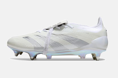 Adidas Predator Elite Fold-Over Tongue SG - Branca e Prata - imagem 4