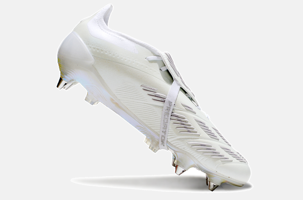 Adidas Predator Elite Fold-Over Tongue SG - Branca e Prata - imagem 6