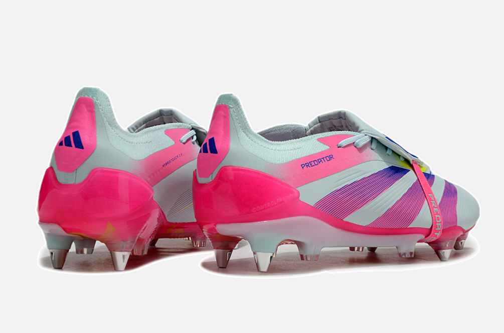 Adidas Predator Elite Fold-Over Tongue SG - Branca, Rosa e Roxa - imagem 7