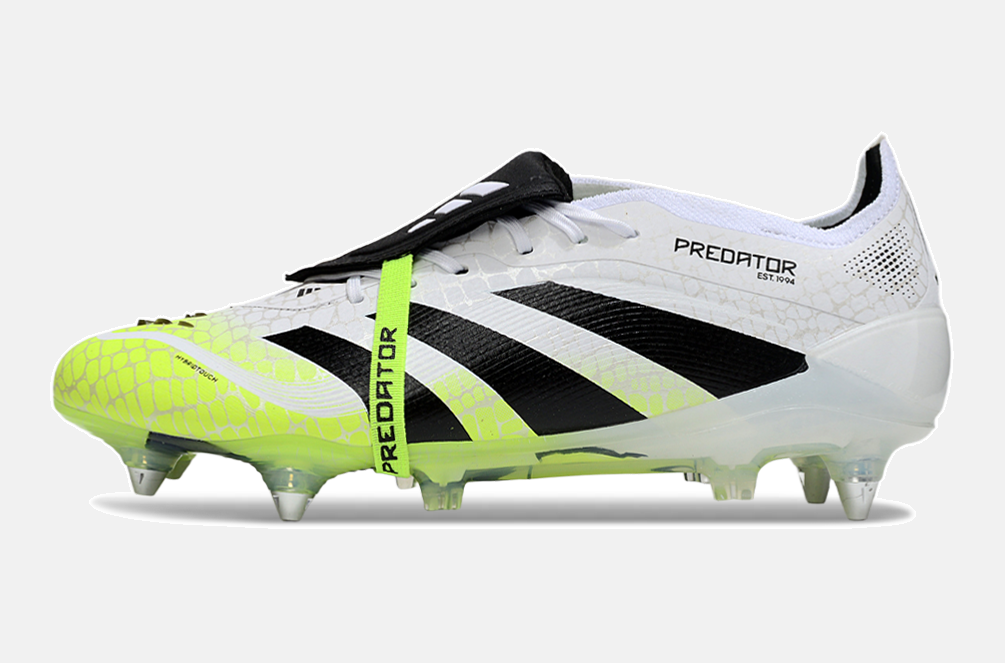 Adidas Predator Elite Fold-Over Tongue SG - Branca, Verde e Preta - Radiant Blaze Pack - imagem 4