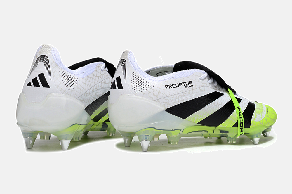 Adidas Predator Elite Fold-Over Tongue SG - Branca, Verde e Preta - Radiant Blaze Pack - imagem 7