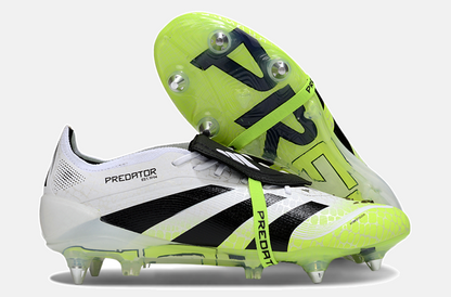 Adidas Predator Elite Fold-Over Tongue SG - Branca, Verde e Preta - Radiant Blaze Pack - imagem 8