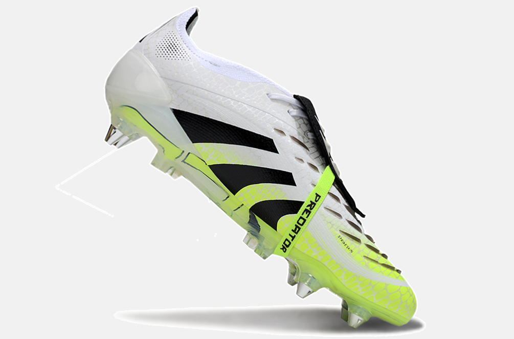 Adidas Predator Elite Fold-Over Tongue SG - Branca, Verde e Preta - Radiant Blaze Pack - imagem 6