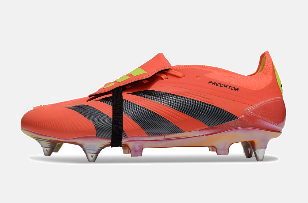 Adidas Predator Elite Fold-Over Tongue SG - Laranja, Cinza, Preta e Verde - imagem 4