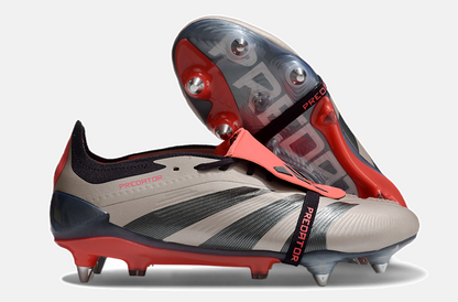 Adidas Predator Elite Fold-Over Tongue SG - Marrom, Laranja e Preta - imagem 8