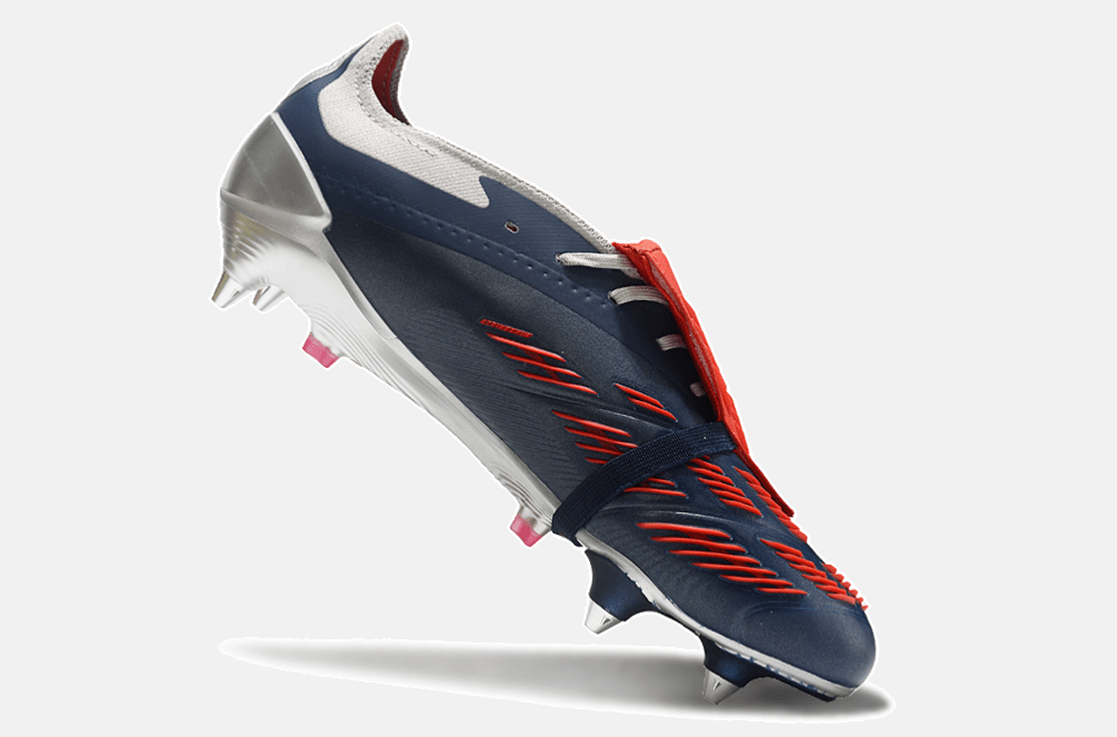Adidas Predator Elite Fold-Over Tongue SG - Prata, Azul e Vermelha - Tevo Sports SPORT*