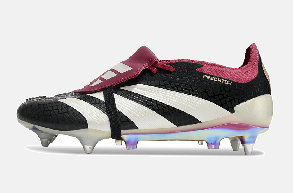 Adidas Predator Elite Fold-Over Tongue SG - Preta e Vinho - imagem 4