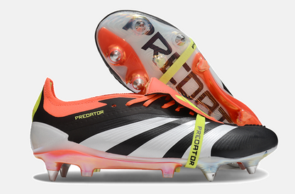 Adidas Predator Elite Fold-Over Tongue SG - Preta, Laranja e Verde - imagem 8